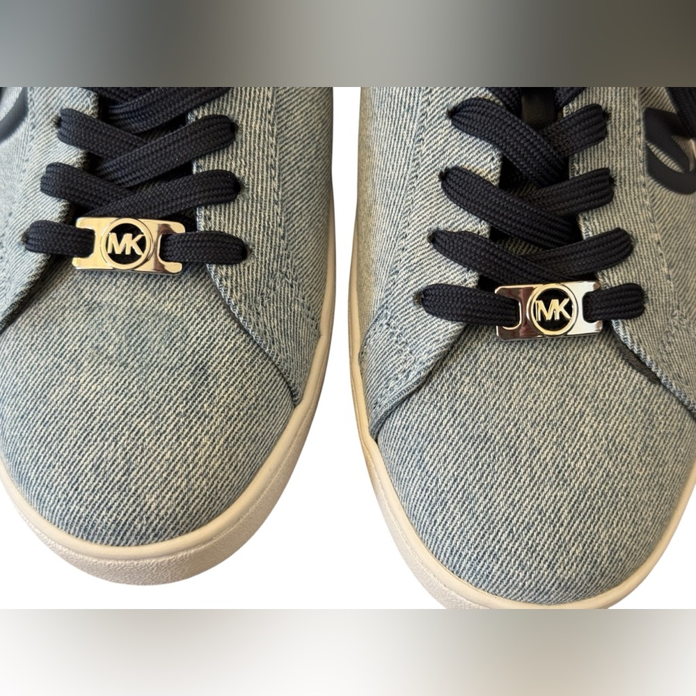 Michael Kors Blue Sneaker Shoes New - Picture 3 of 5